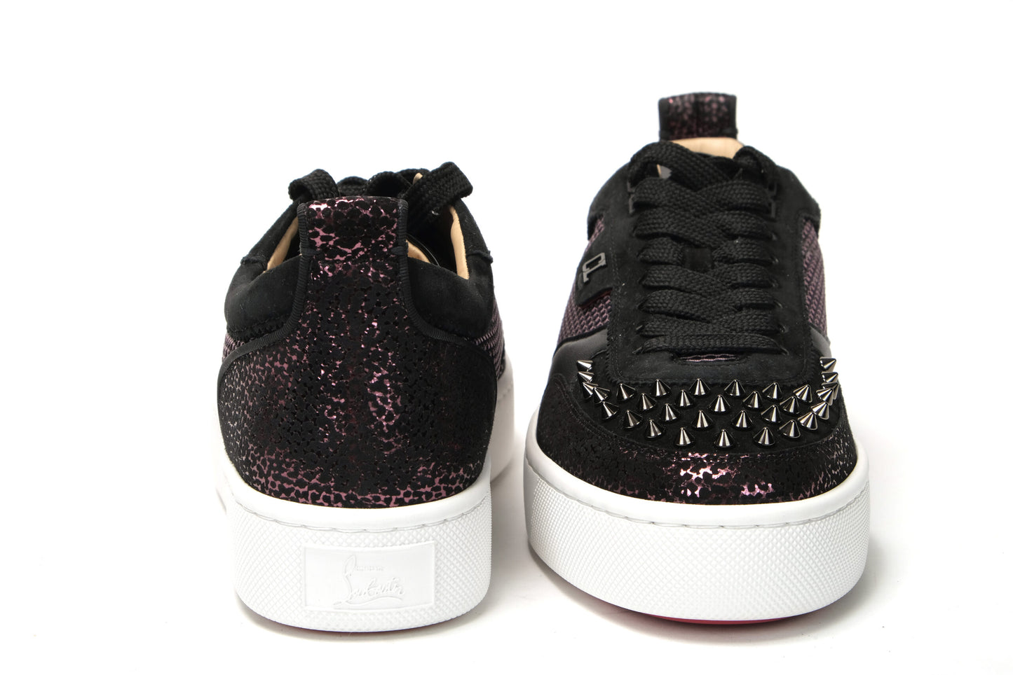 Version Schwarz Happy Rui Spikes Flache Schuhe