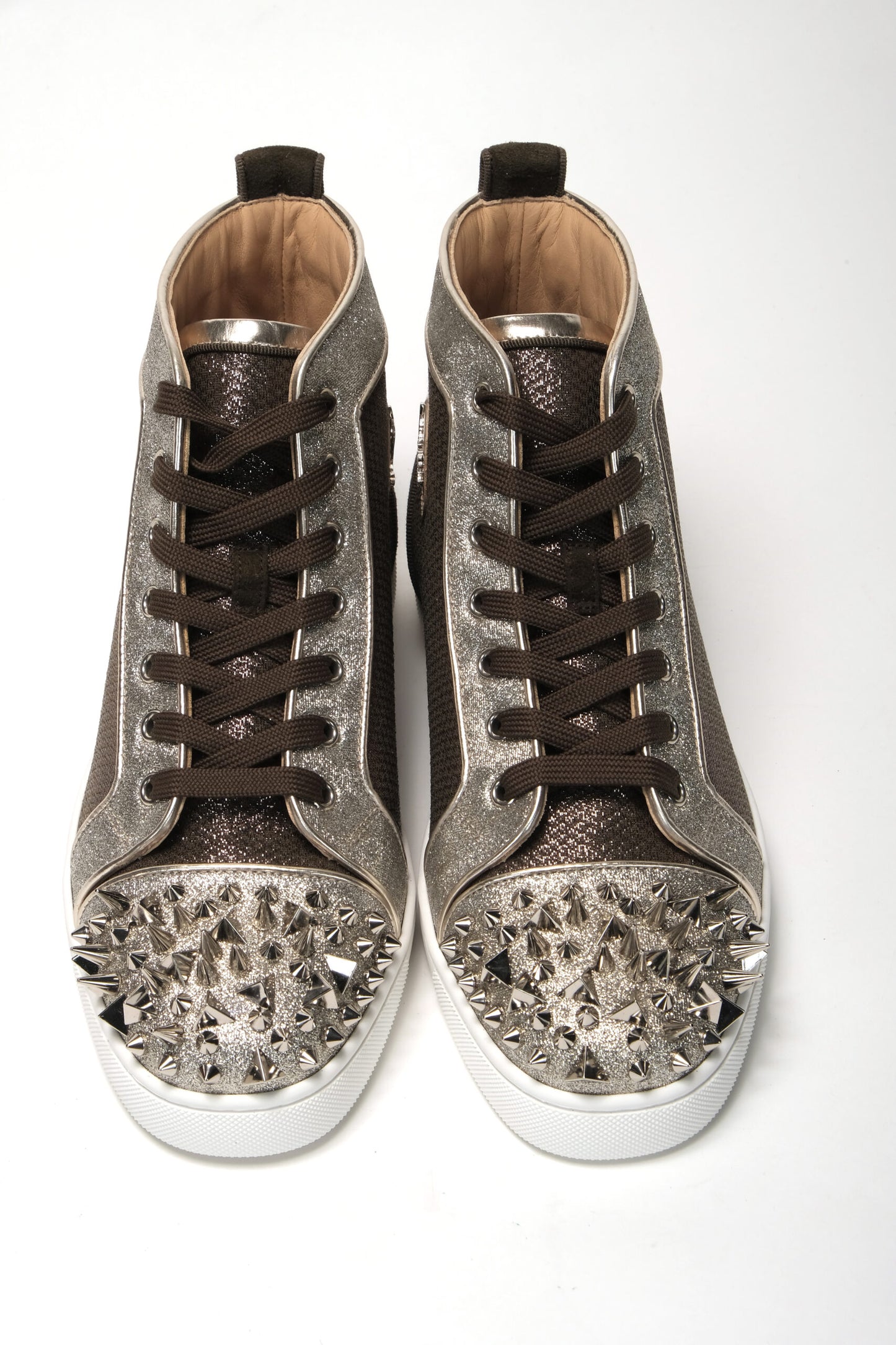 Silber/Sv Lou Pik Orlato Flache Schuhe
