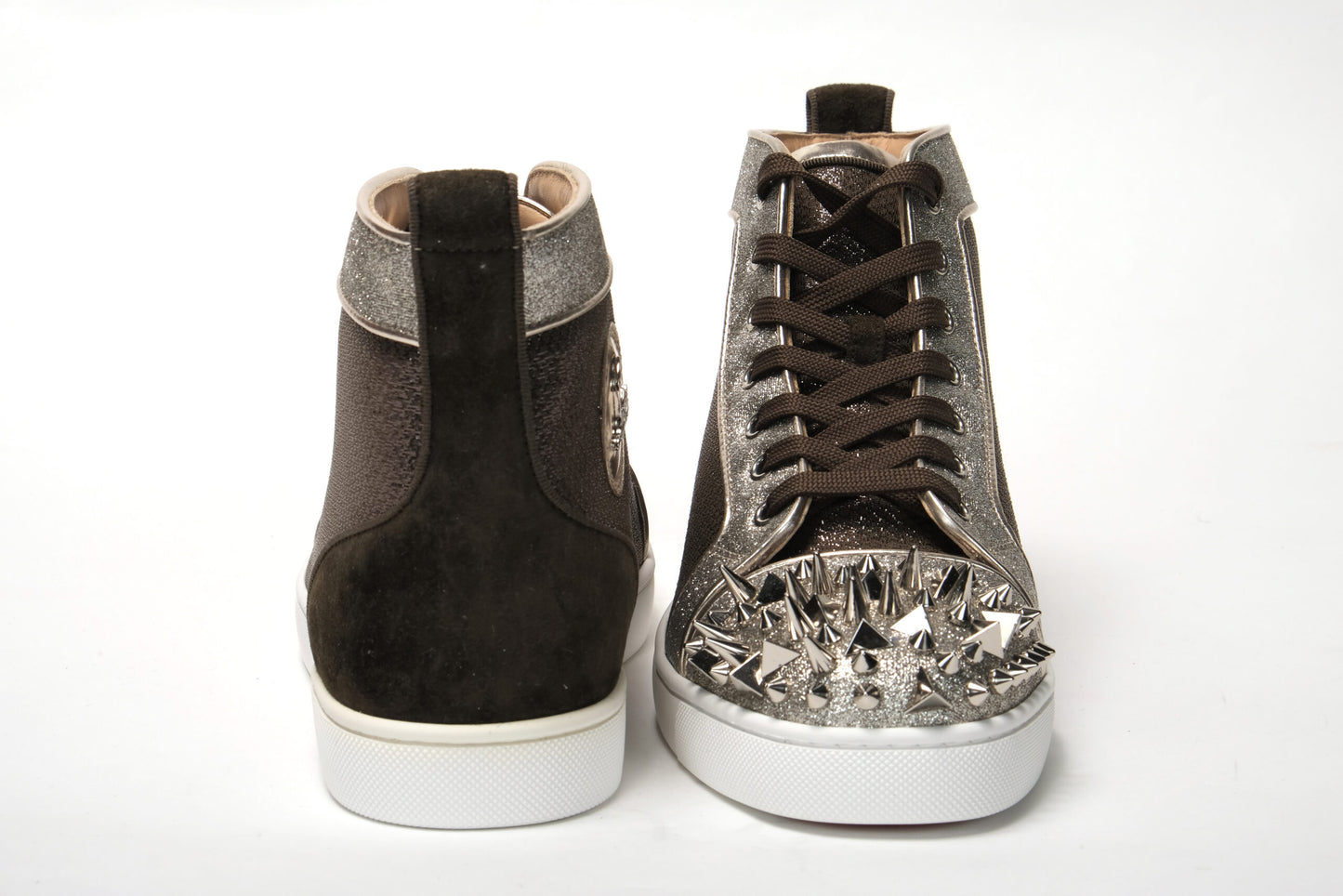 Silber/Sv Lou Pik Orlato Flache Schuhe