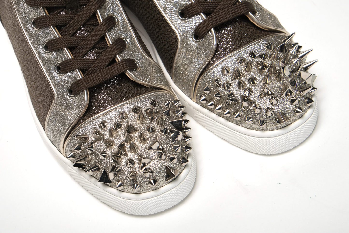 Silber/Sv Lou Pik Orlato Flache Schuhe
