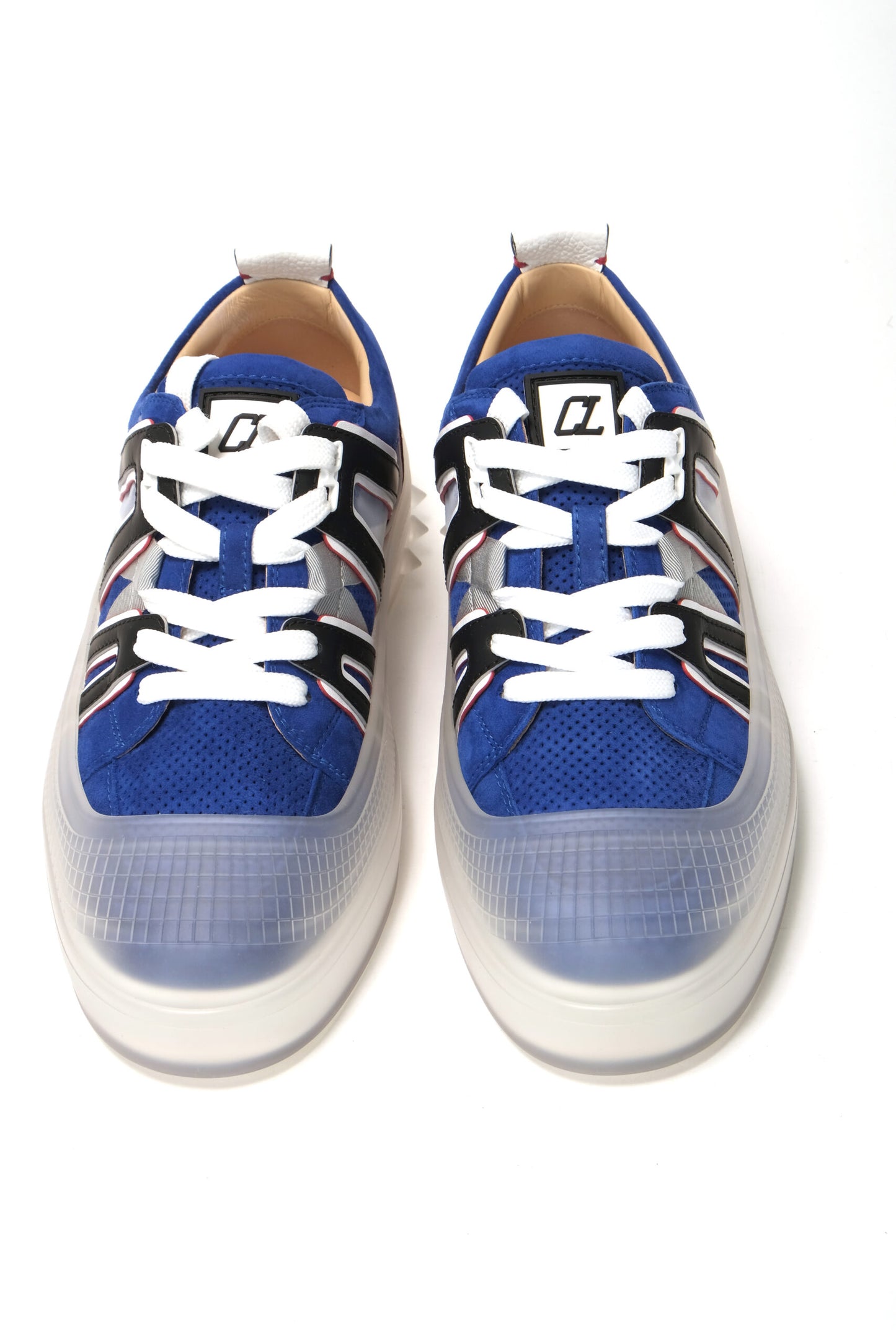 Mogador Blau Vida Viva Flache Wildlederschuhe