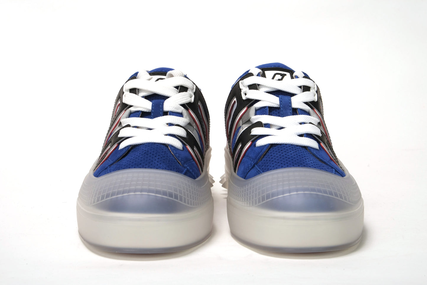 Mogador Blau Vida Viva Flache Wildlederschuhe