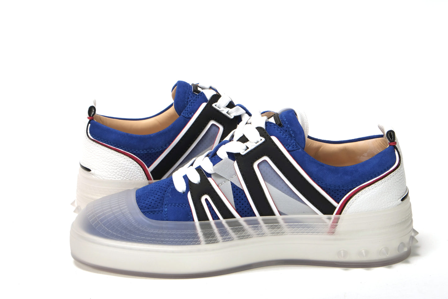 Mogador Blau Vida Viva Flache Wildlederschuhe