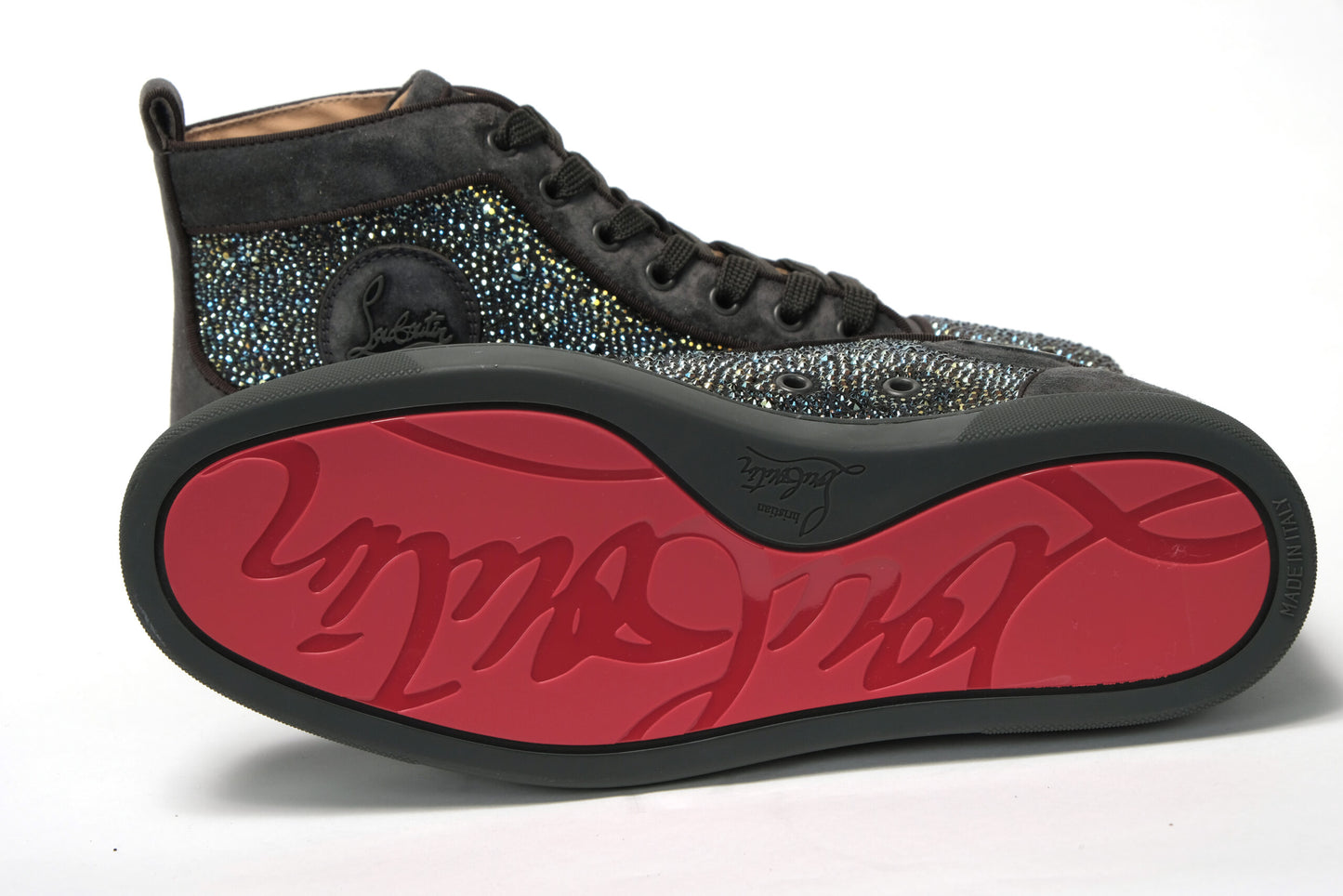 Tsar/Crv/Irid/Grün Louis Flache Veau Schuhe