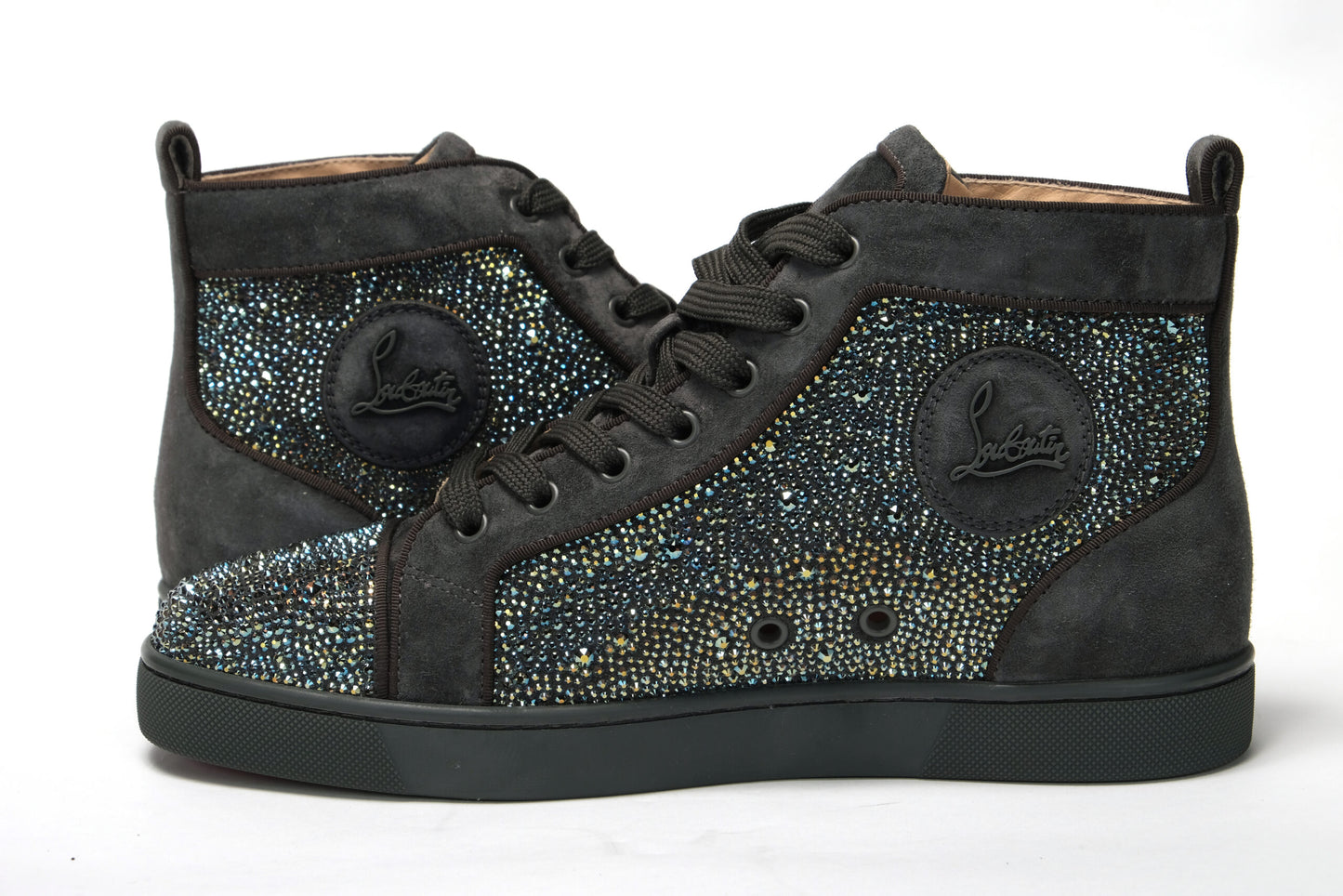 Tsar/Crv/Irid/Grün Louis Flache Veau Schuhe