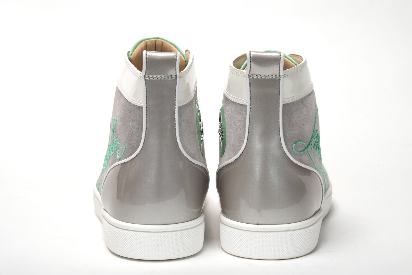 Multicolor Version Marine Lou Spikes Flache Schuhe