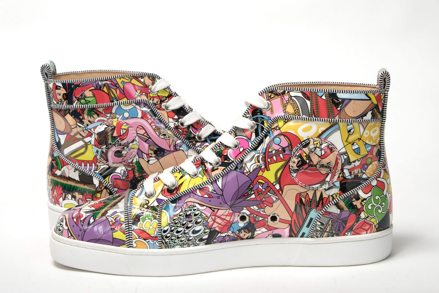 Multicolor Louis Orlato Flache Pat Super Schuhe