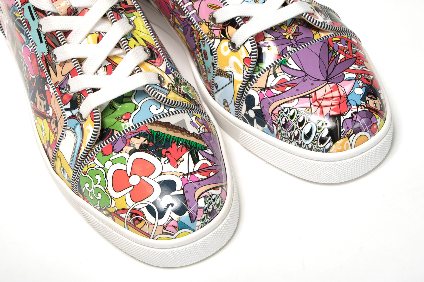 Multicolor Louis Orlato Flache Pat Super Schuhe