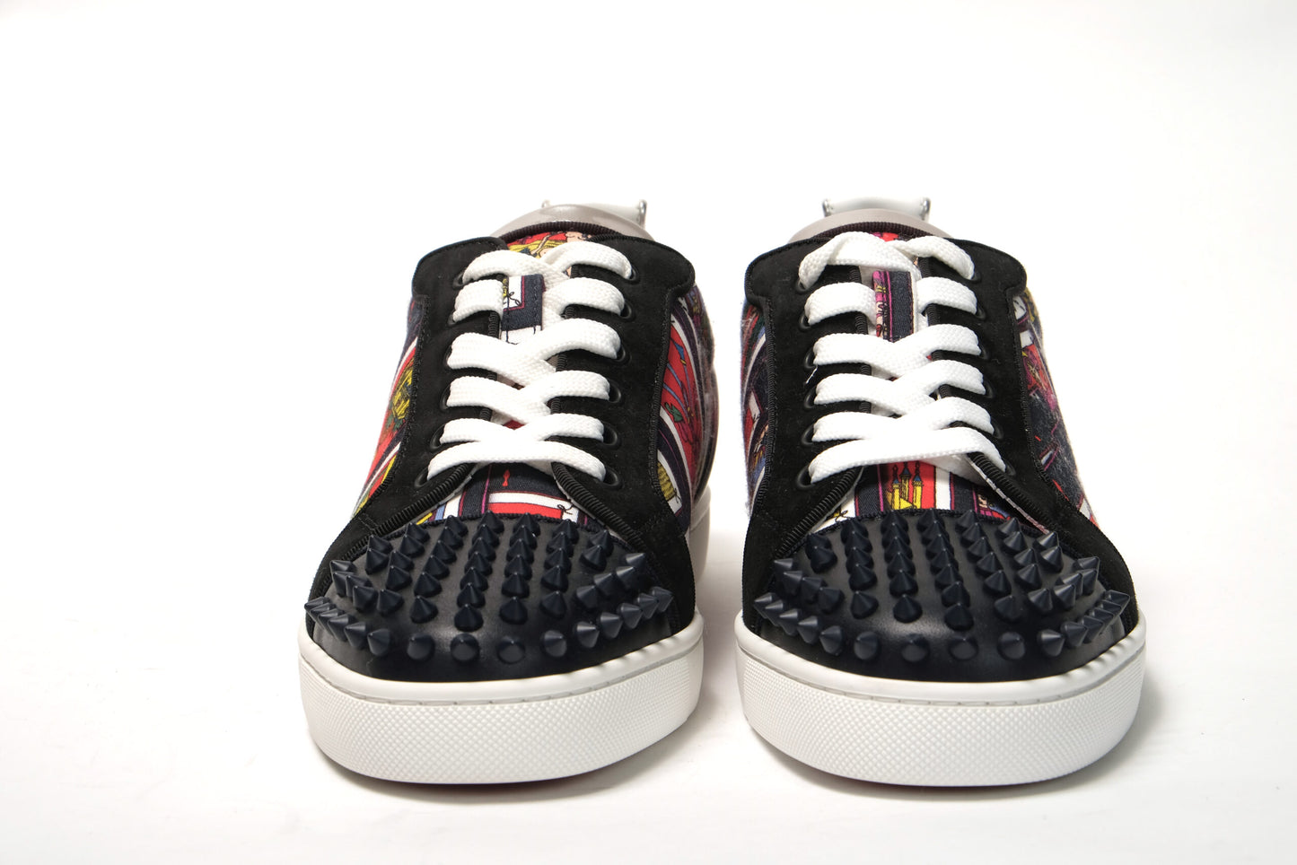 Schwarz Multi/Marine Mat Louis Junior Spikes Schuhe