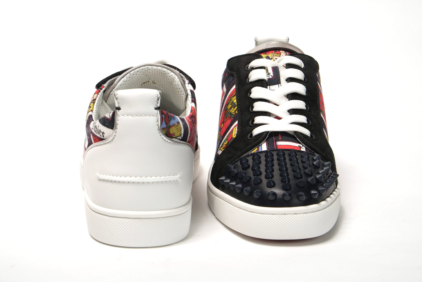 Schwarz Multi/Marine Mat Louis Junior Spikes Schuhe