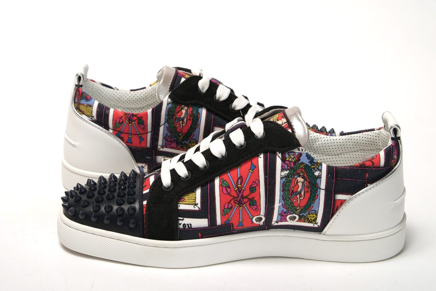 Schwarz Multi/Marine Mat Louis Junior Spikes Schuhe