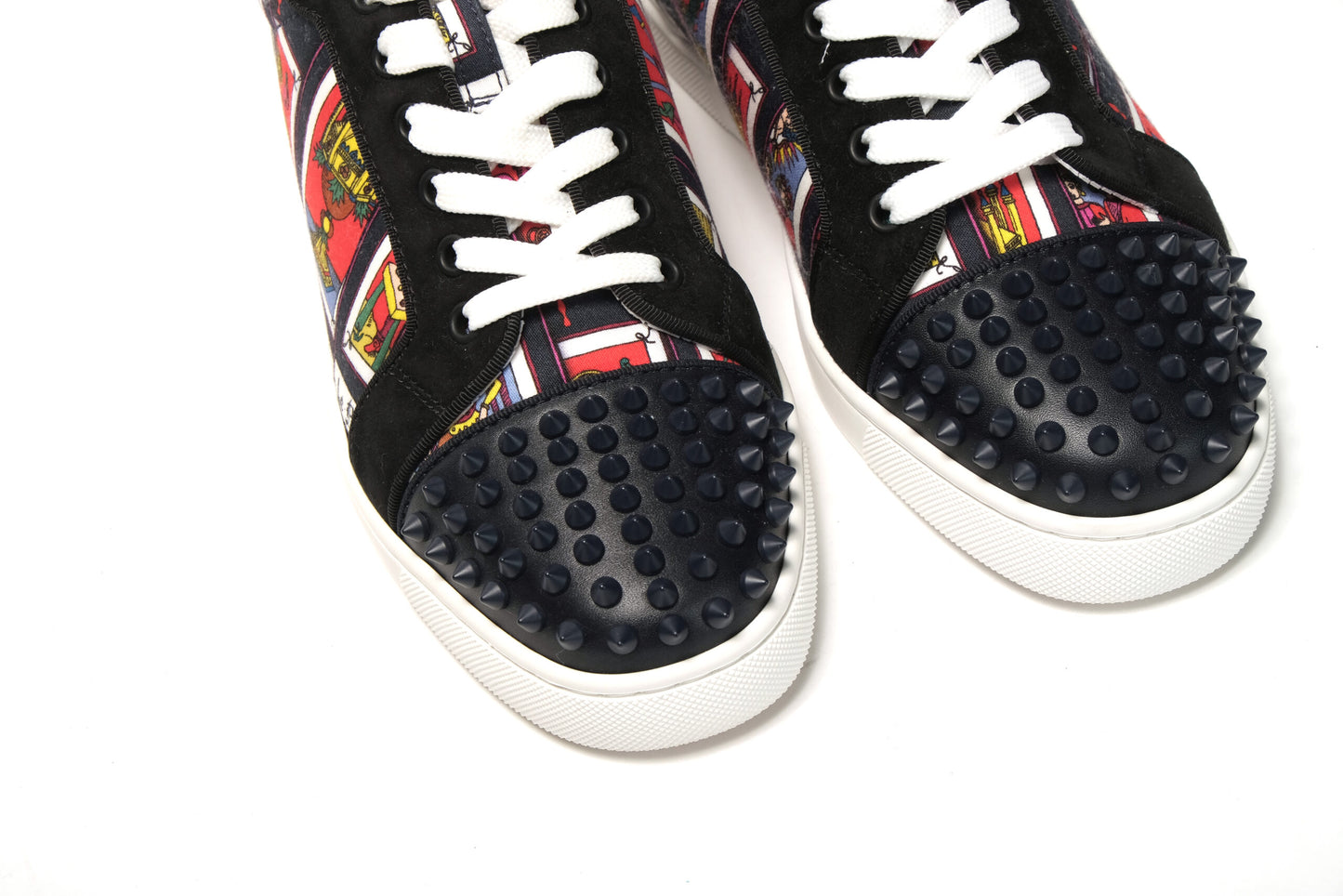 Schwarz Multi/Marine Mat Louis Junior Spikes Schuhe