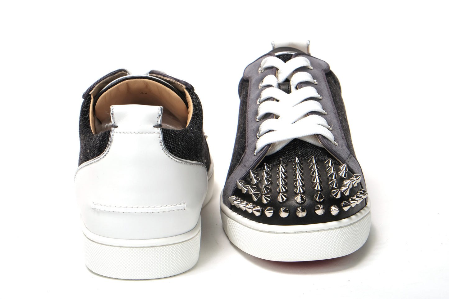 Schwarz/Silber Version Louis Junior Spikes Schuhe