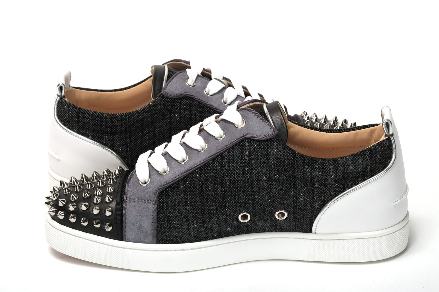 Schwarz/Silber Version Louis Junior Spikes Schuhe