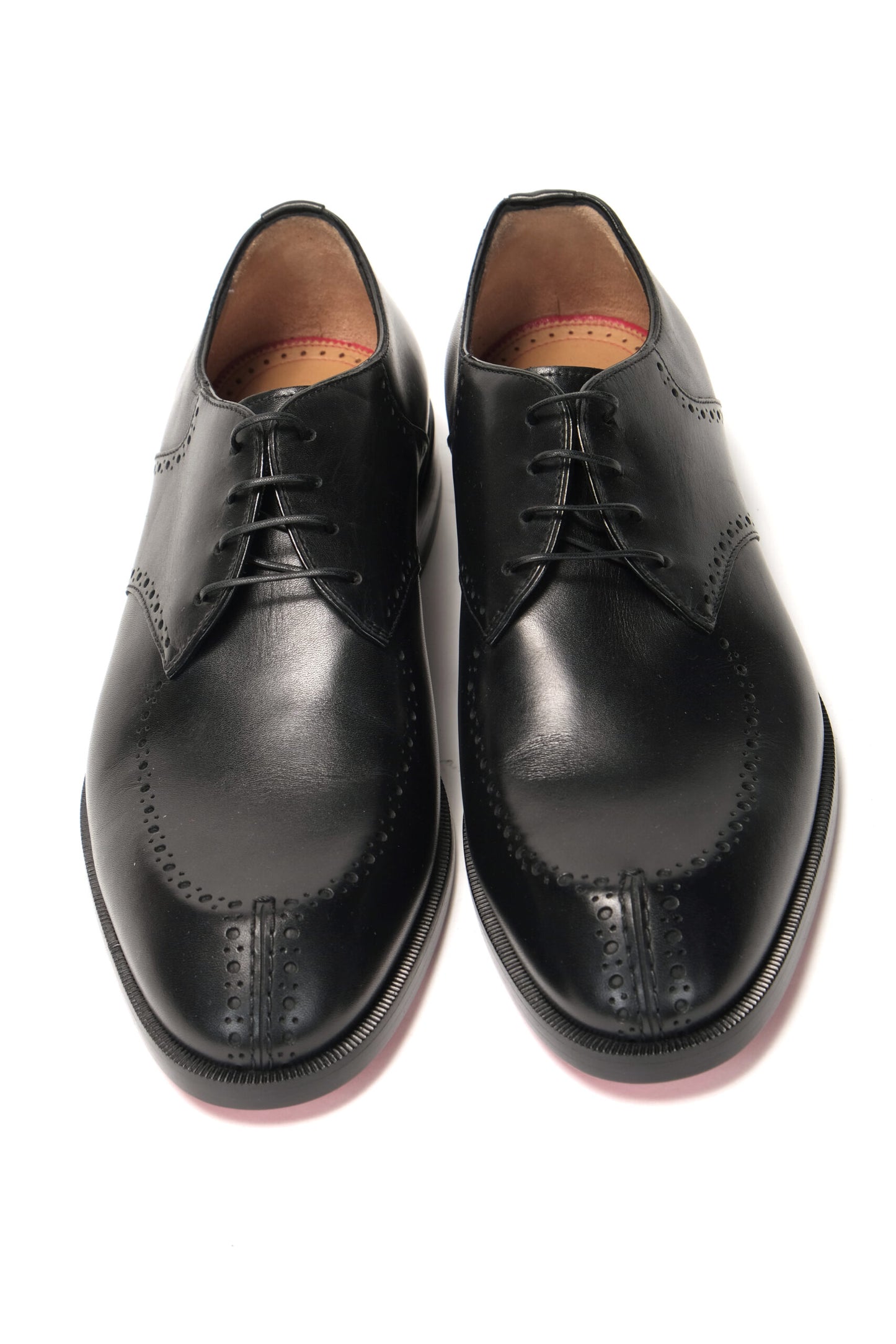 Schwarz A Mon Homme Flache Kalb Schuhe