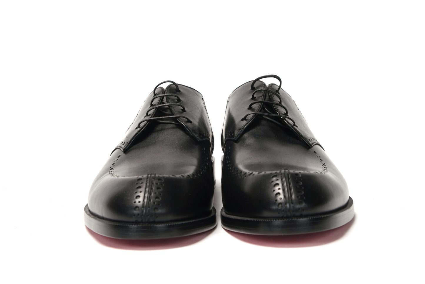 Schwarz A Mon Homme Flache Kalb Schuhe