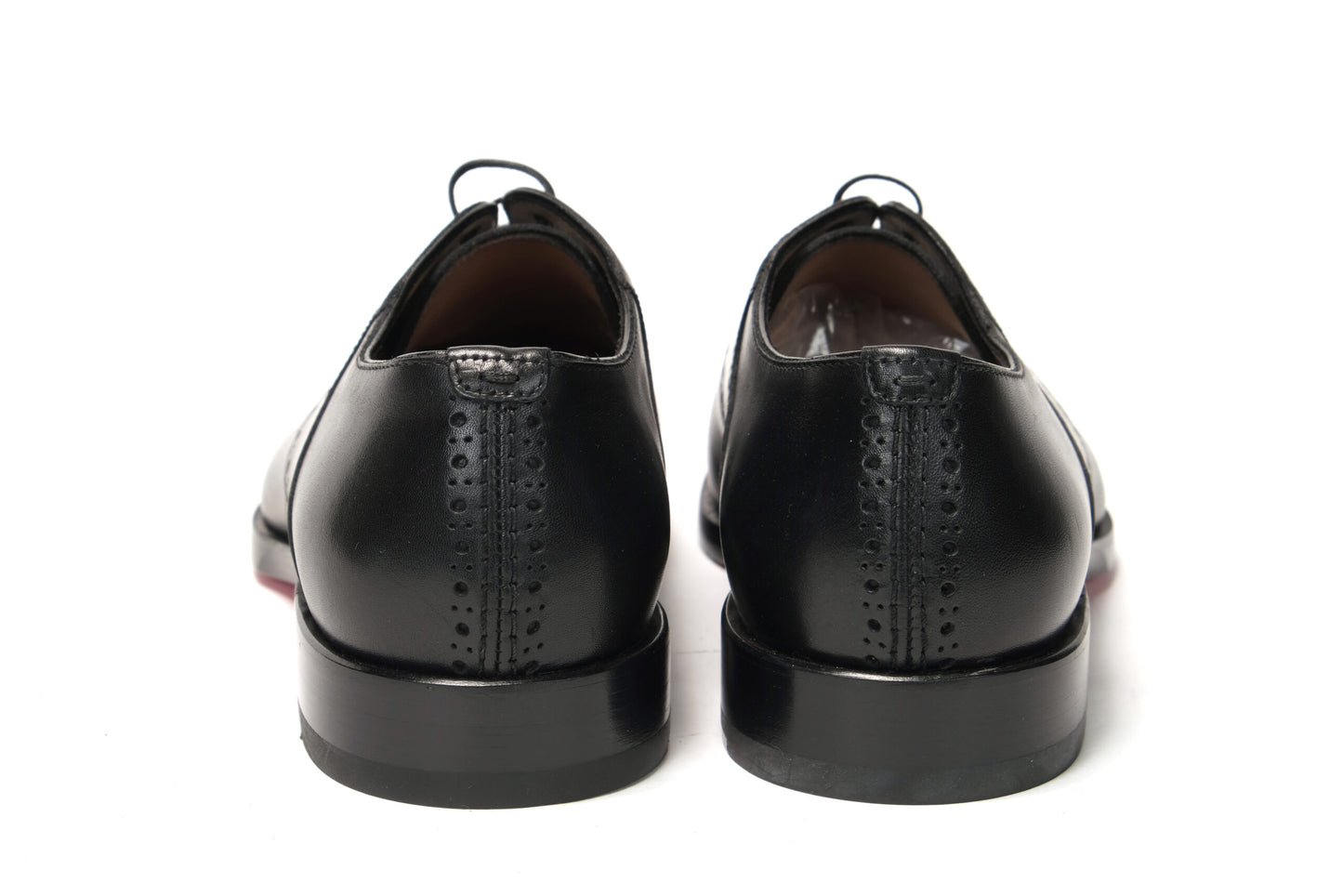 Schwarz A Mon Homme Flache Kalb Schuhe