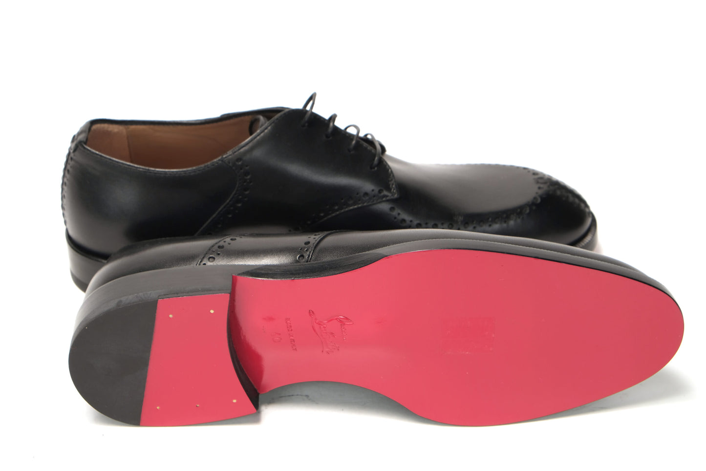 Schwarz A Mon Homme Flache Kalb Schuhe
