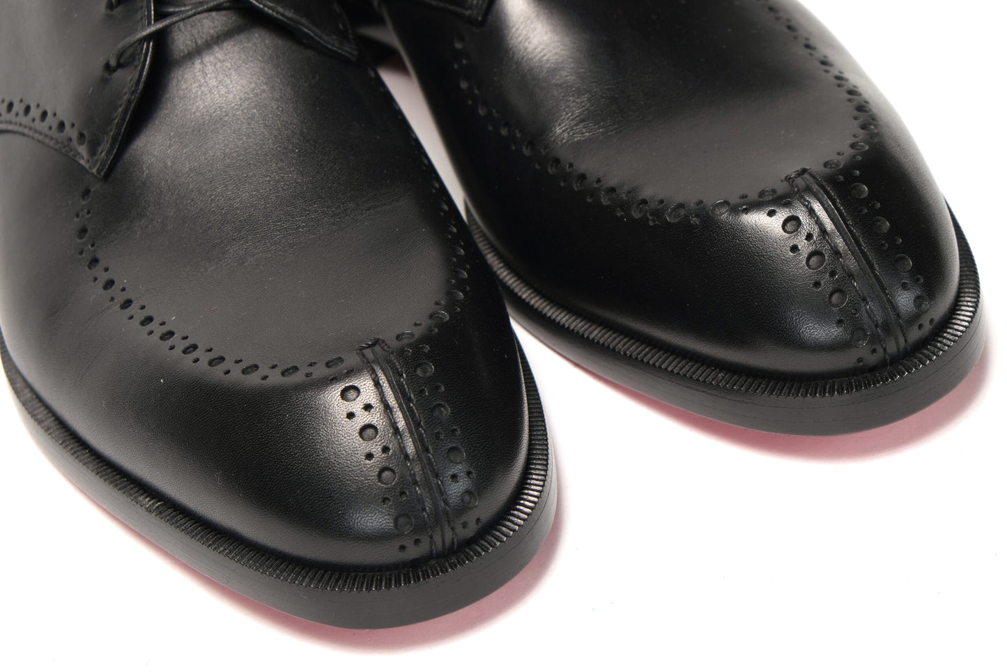 Schwarz A Mon Homme Flache Kalb Schuhe