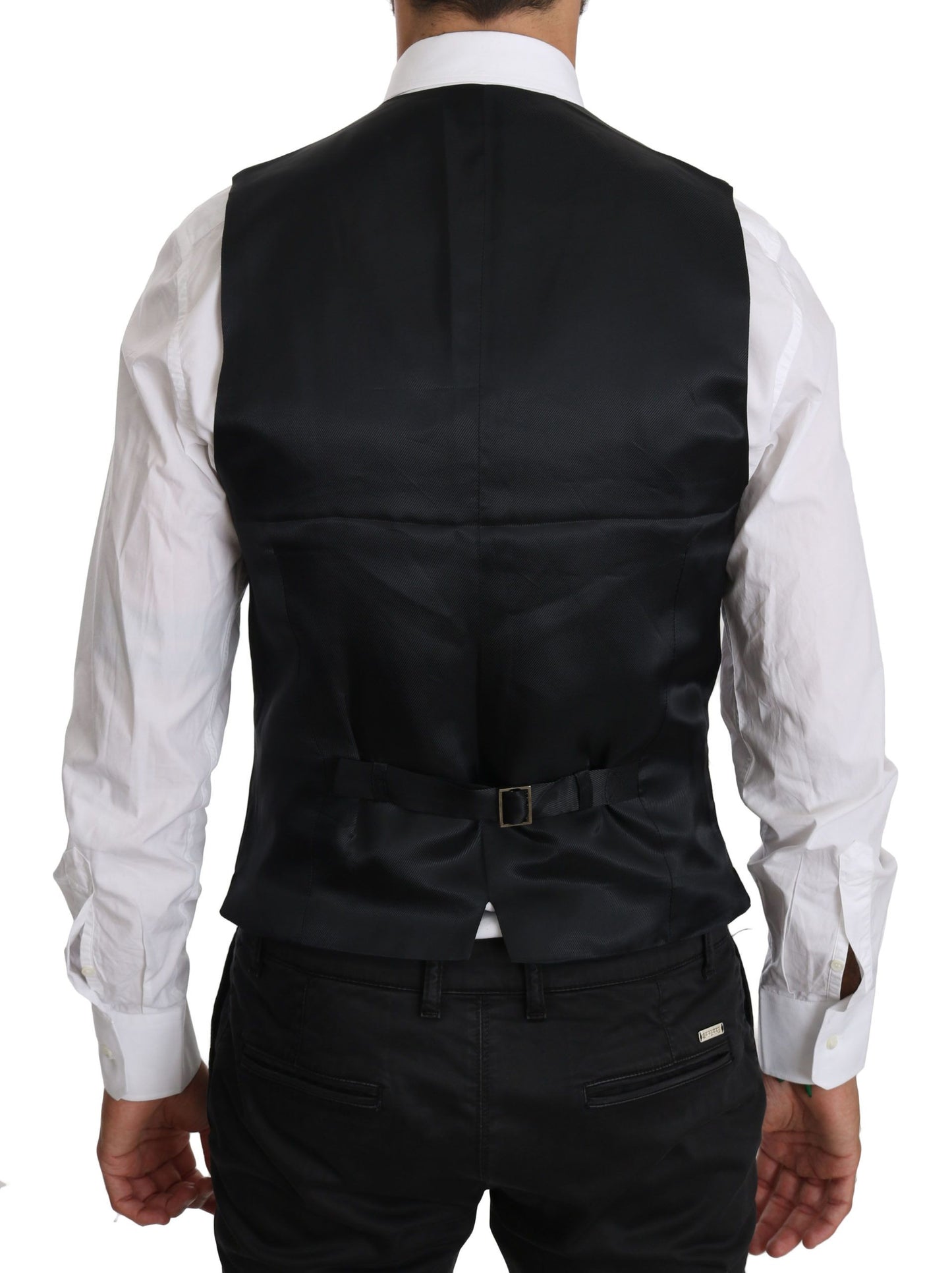 Blaue Wollweste Formal Gilet Vest