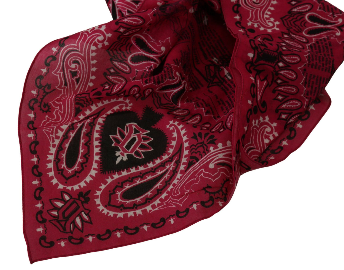 Rosa Bandana Wrap Foulard Quadratisches Taschentuch Halstuch