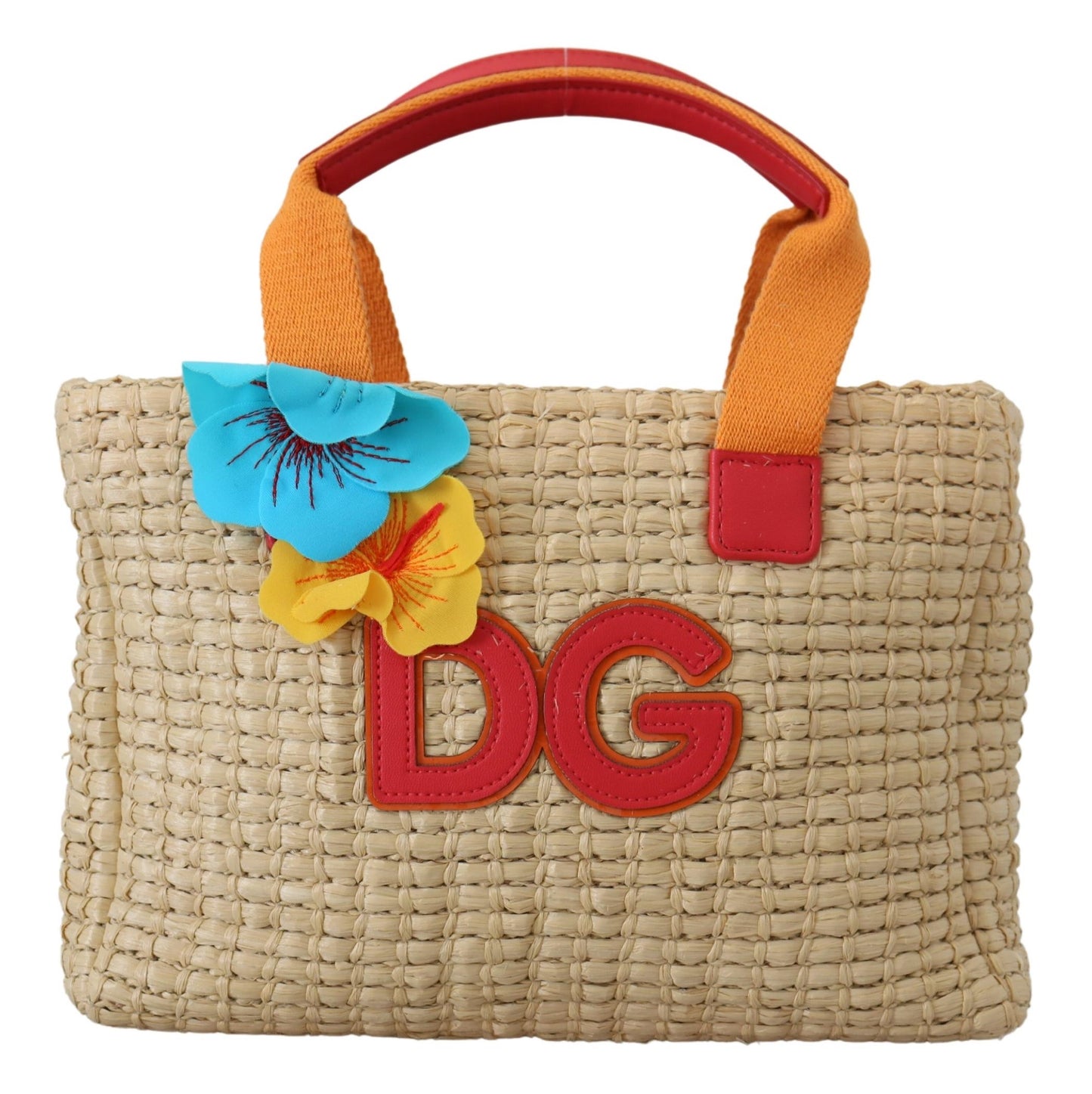 Beige BAMBINO Stroh Carretto Einkaufstasche Kinder