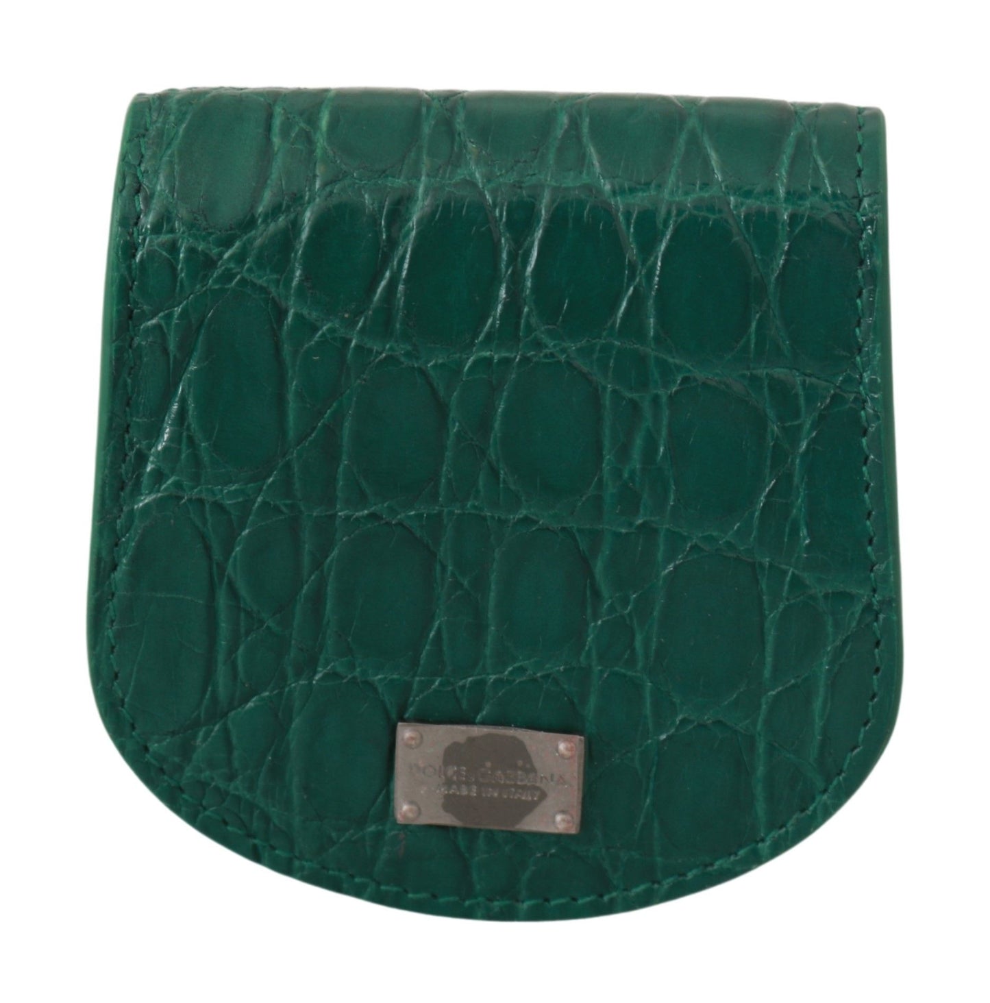 Grüne exotische Häute Kondom Fall Halter Brieftasche