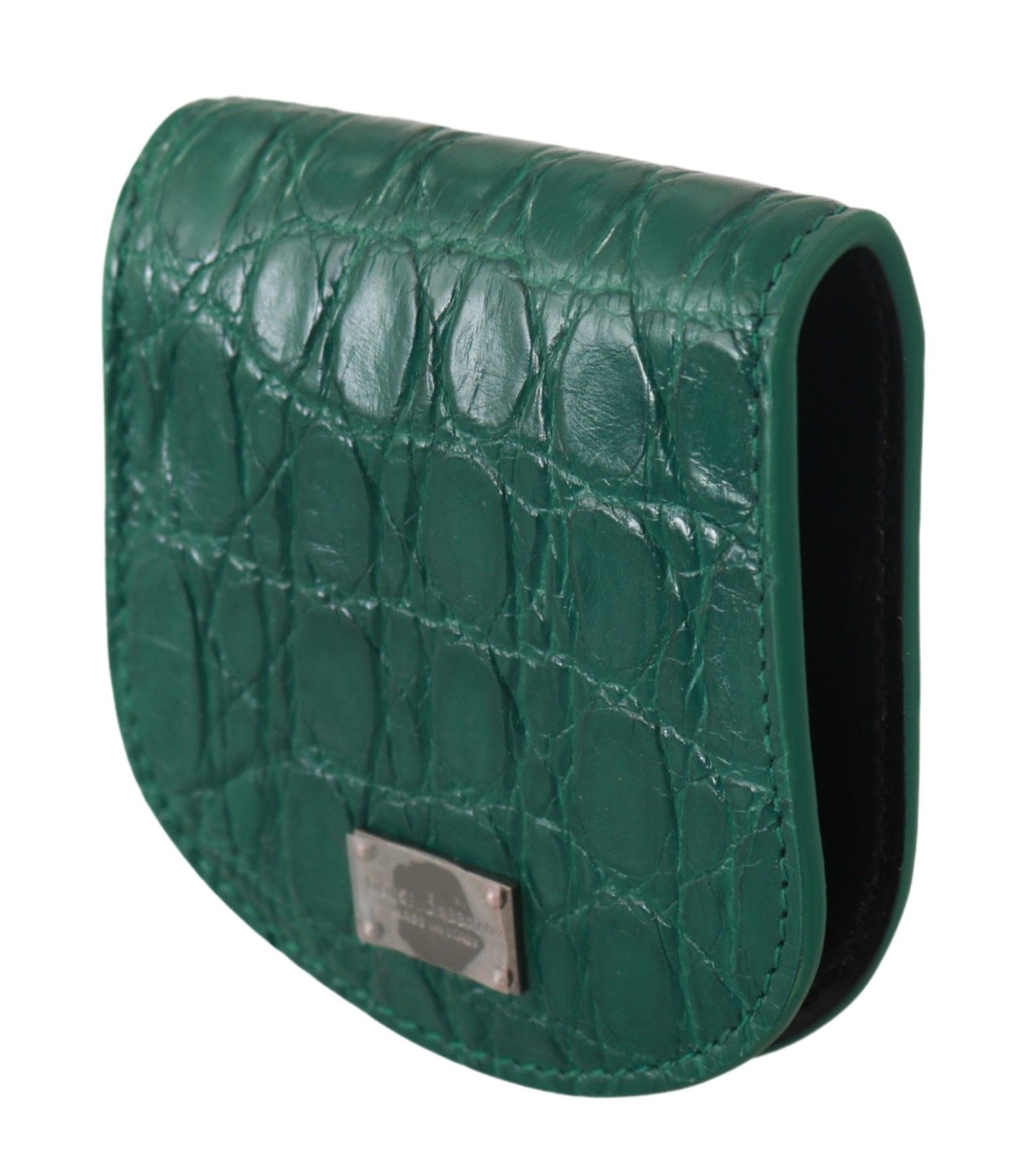 Grüne exotische Häute Kondom Fall Halter Brieftasche