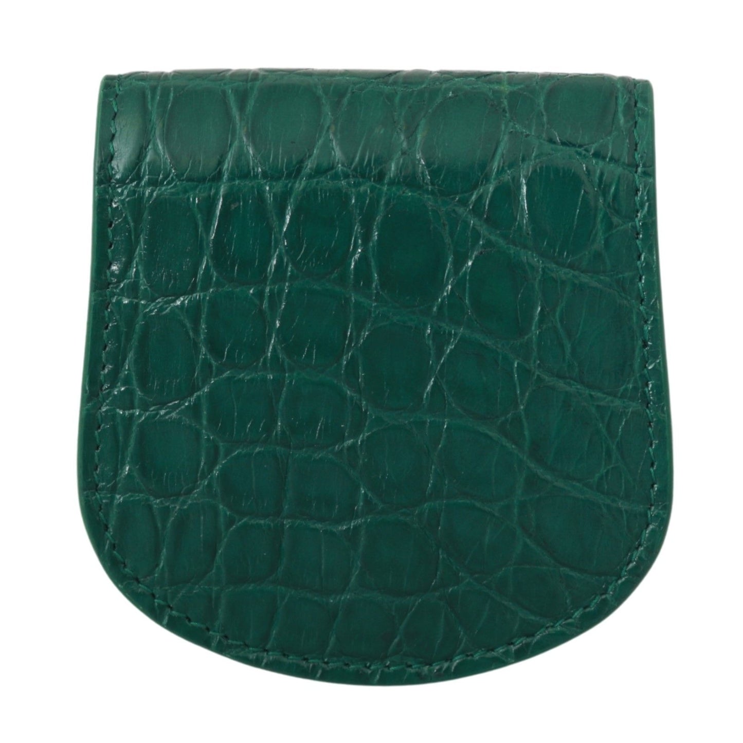 Grüne exotische Häute Kondom Fall Halter Brieftasche