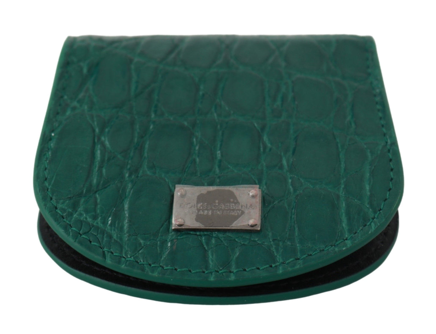 Grüne exotische Häute Kondom Fall Halter Brieftasche