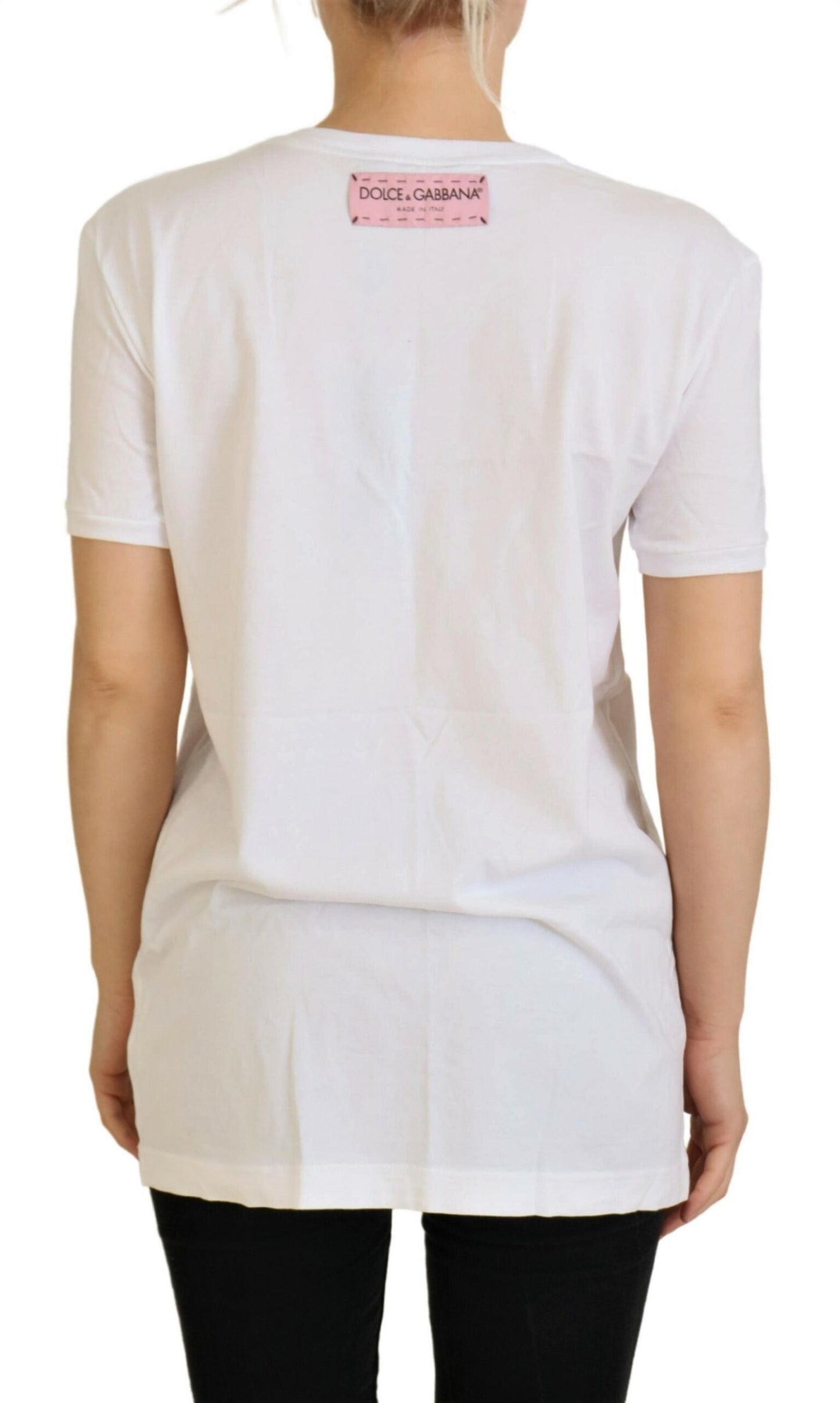 Weißes Baumwolltop Modeexplosion T-shirt