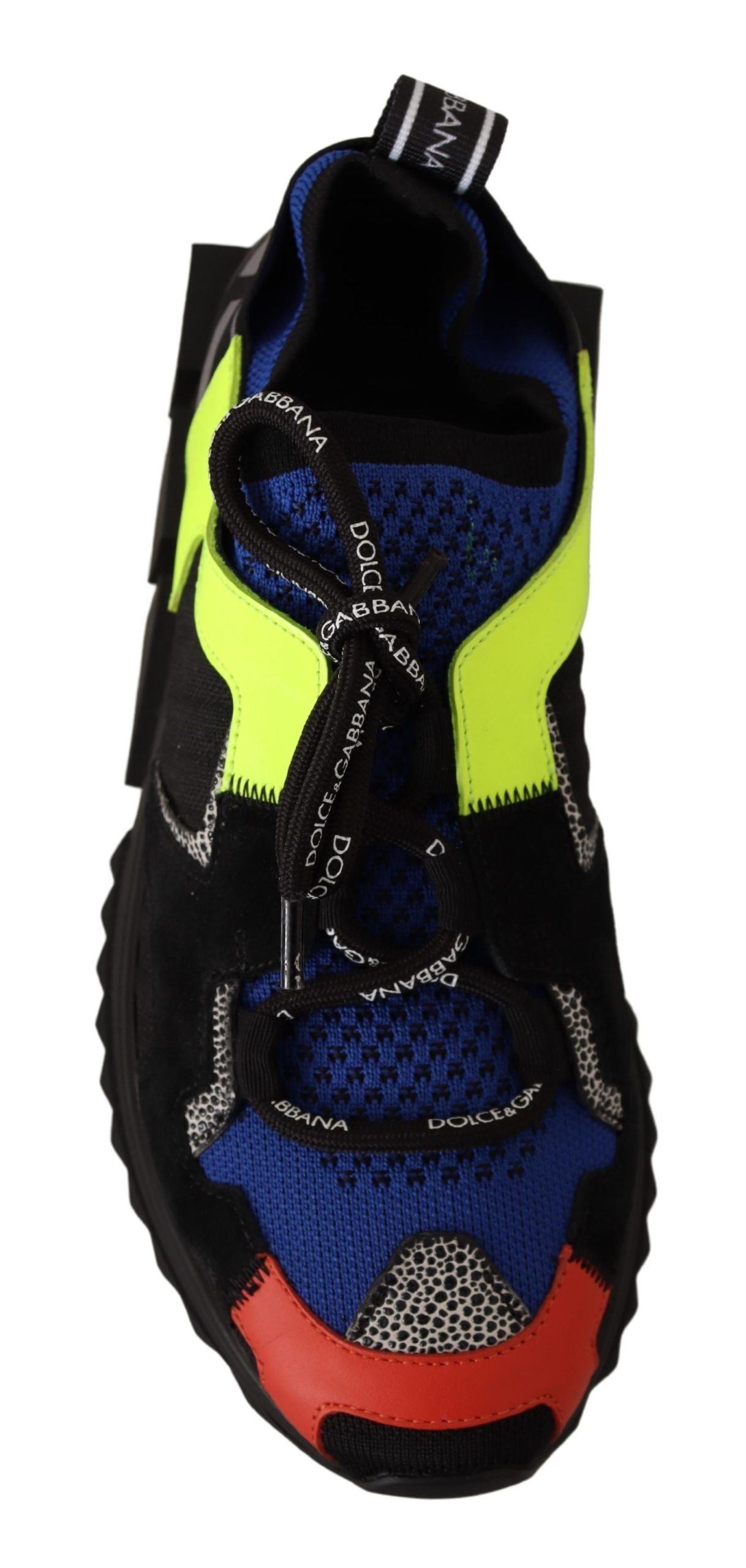 Schwarz Stoff Wildleder Sorrento Lace Up Sneakers Schuhe