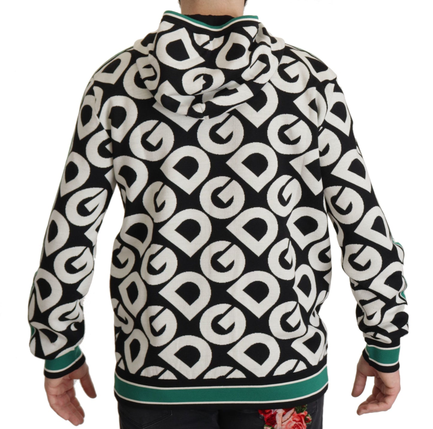 Grün Schwarzer Kapuzenpulli Mania Logo