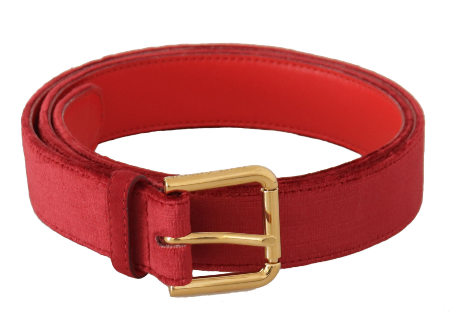 Red Velvet Gold Logo gravierte Metallschnalle Gürtel