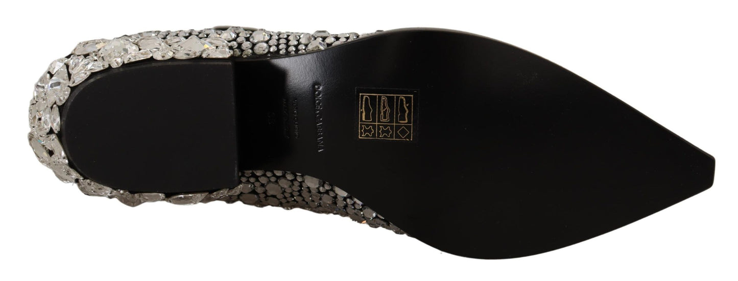 Schwarzes Wildleder Strass Kristall Cowgirl Stiefel