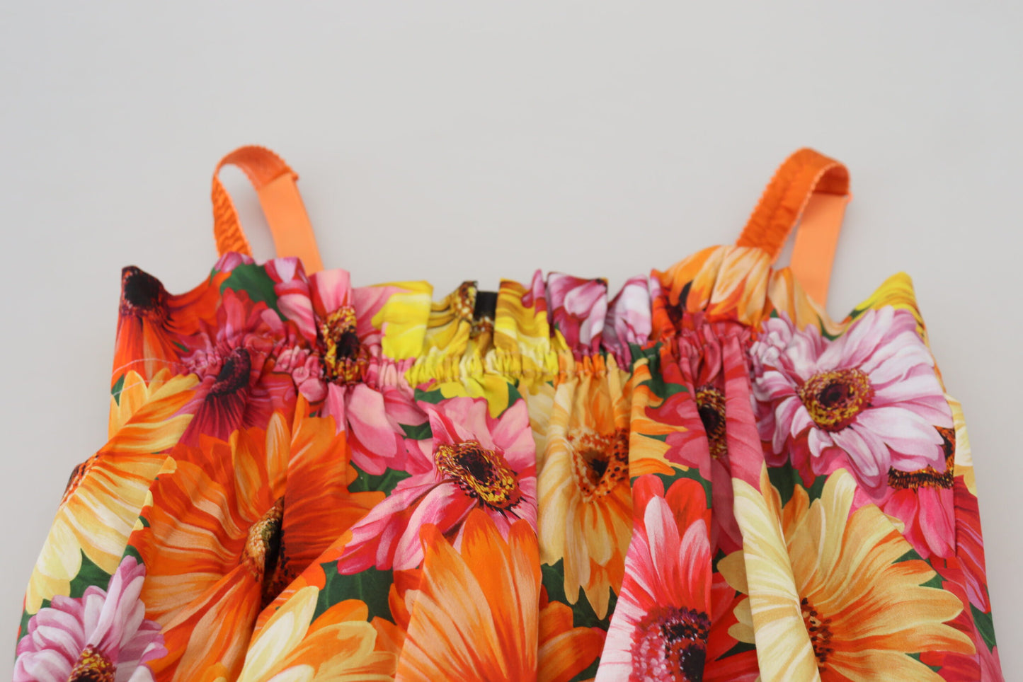 Bluse Cropped Floral Cotton Tank Top