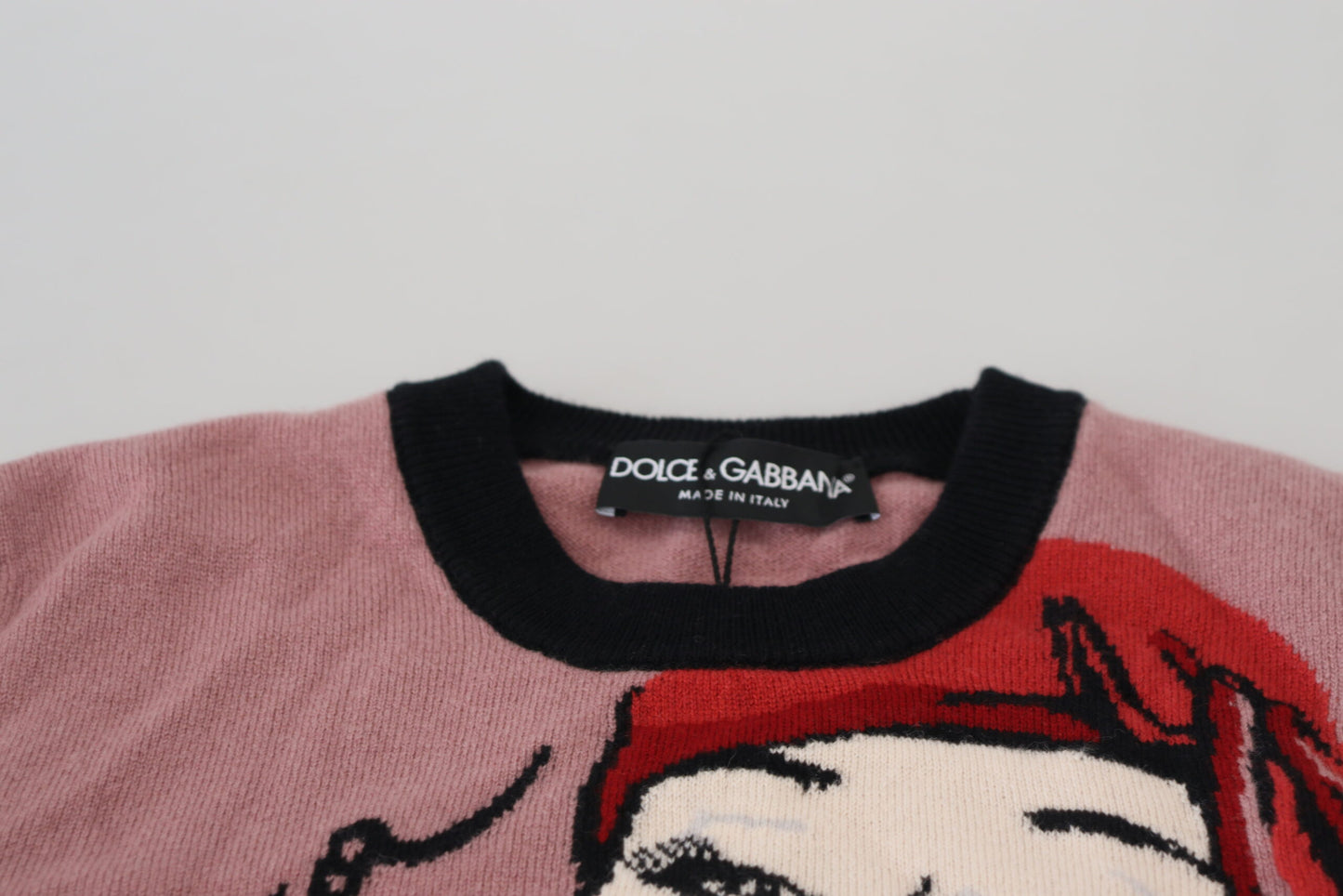 Mehrfarbig bedrucktes Langarm-Pullover-Shirt Top