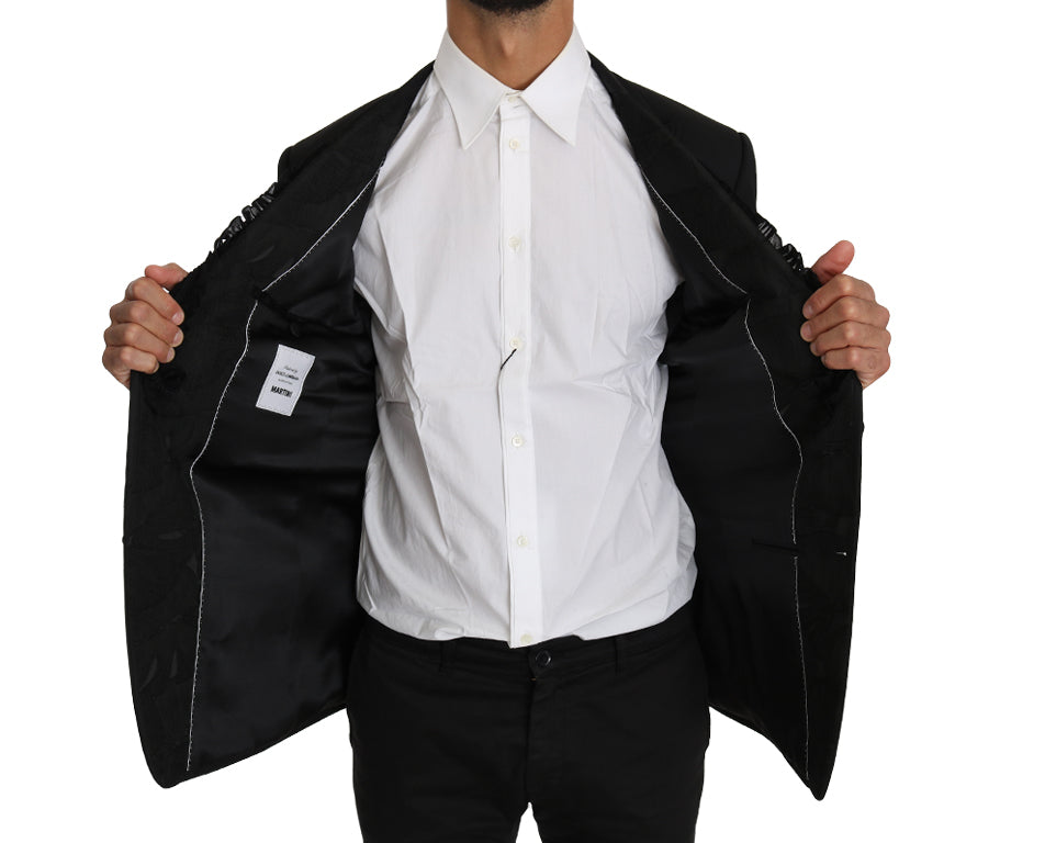 MARTINI Torrero Blazer Jacke aus schwarzer Wolle