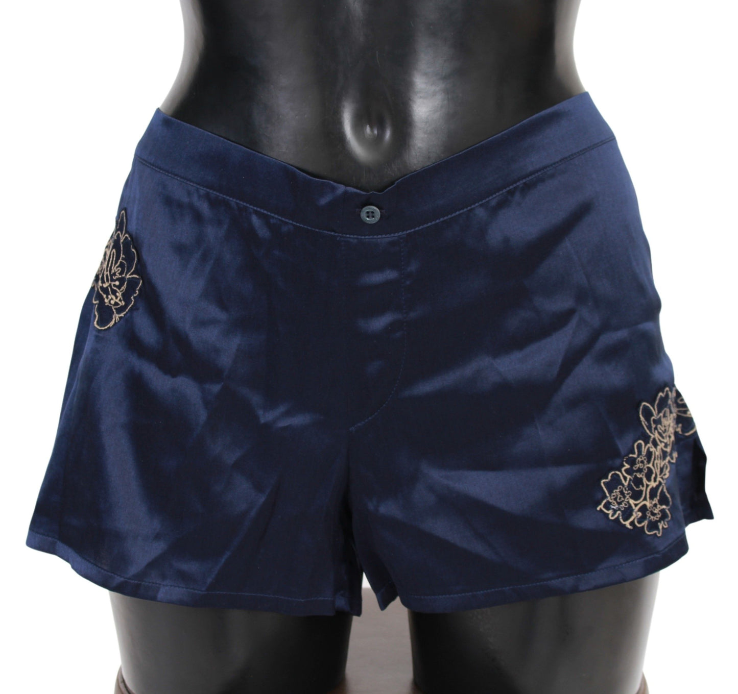 Baumwolle Blau Lingerie Shorts Unterwäsche