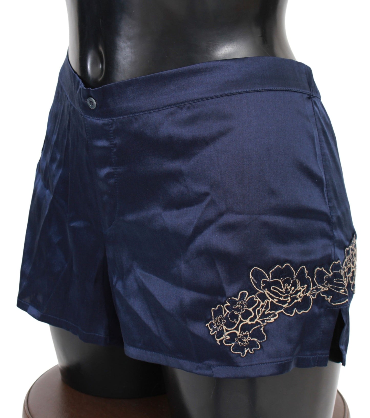 Baumwolle Blau Lingerie Shorts Unterwäsche