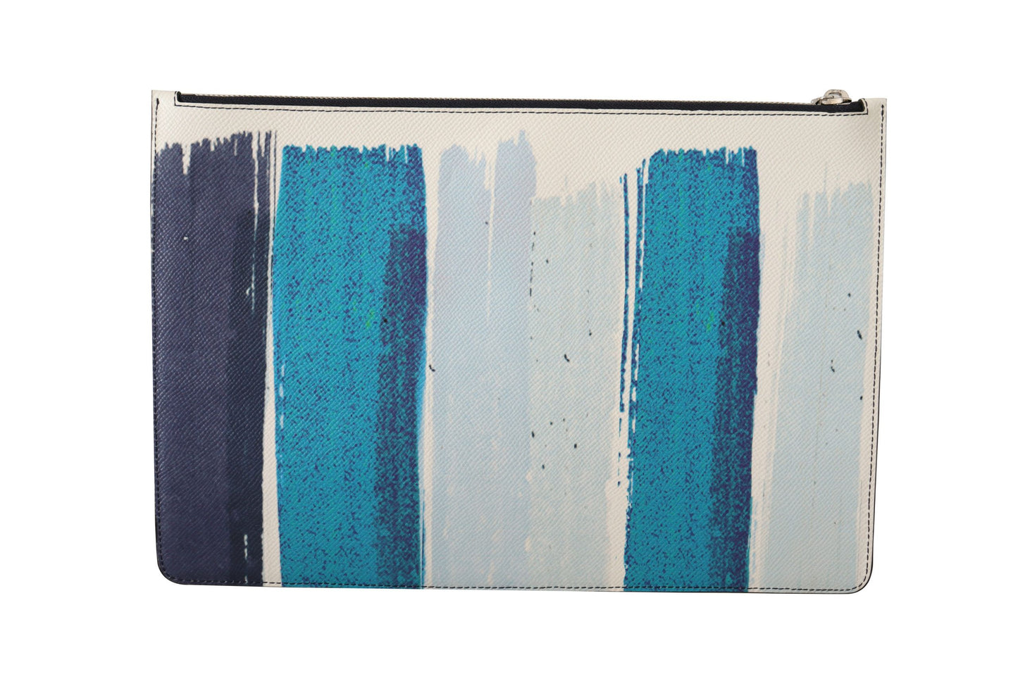 Blaue Dauphine Leder Clutch Dokumententasche