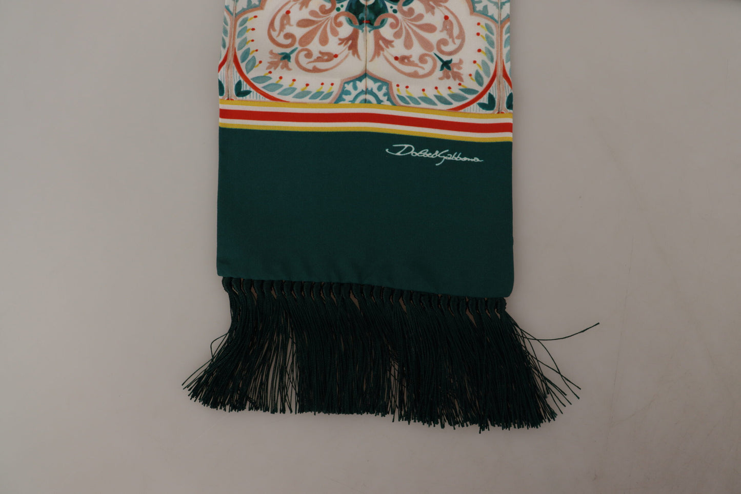 Multicolor Floral Muster Wrap Fringe Schal
