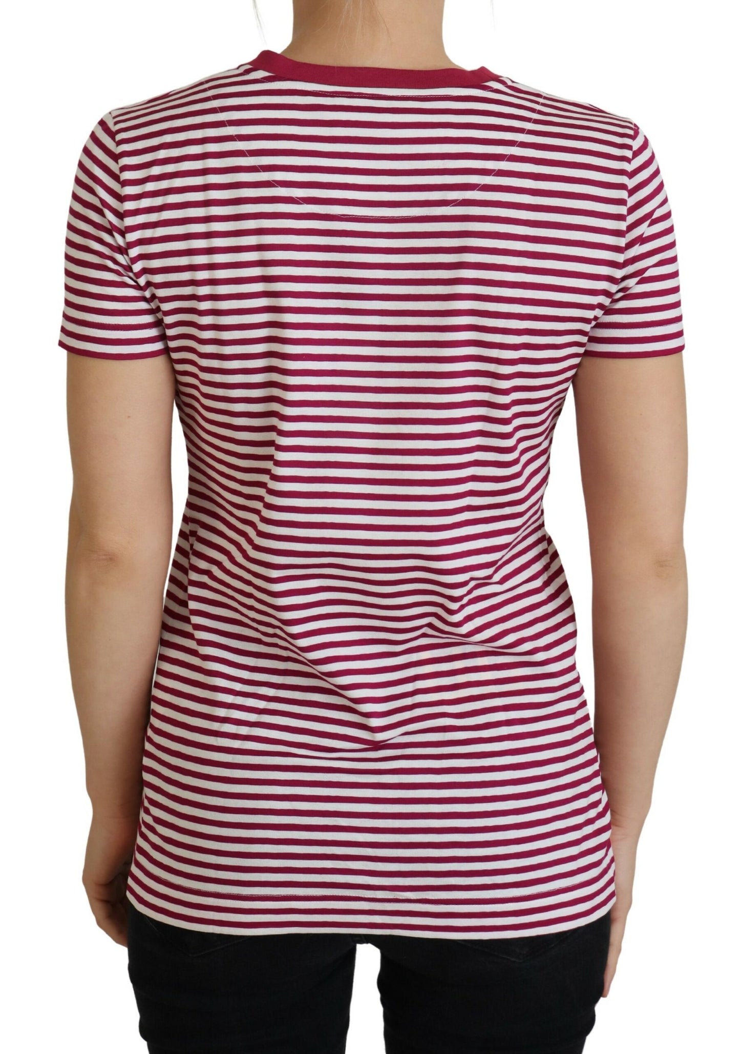 Weiß-rosa IBIZA Exklusive T-shirt