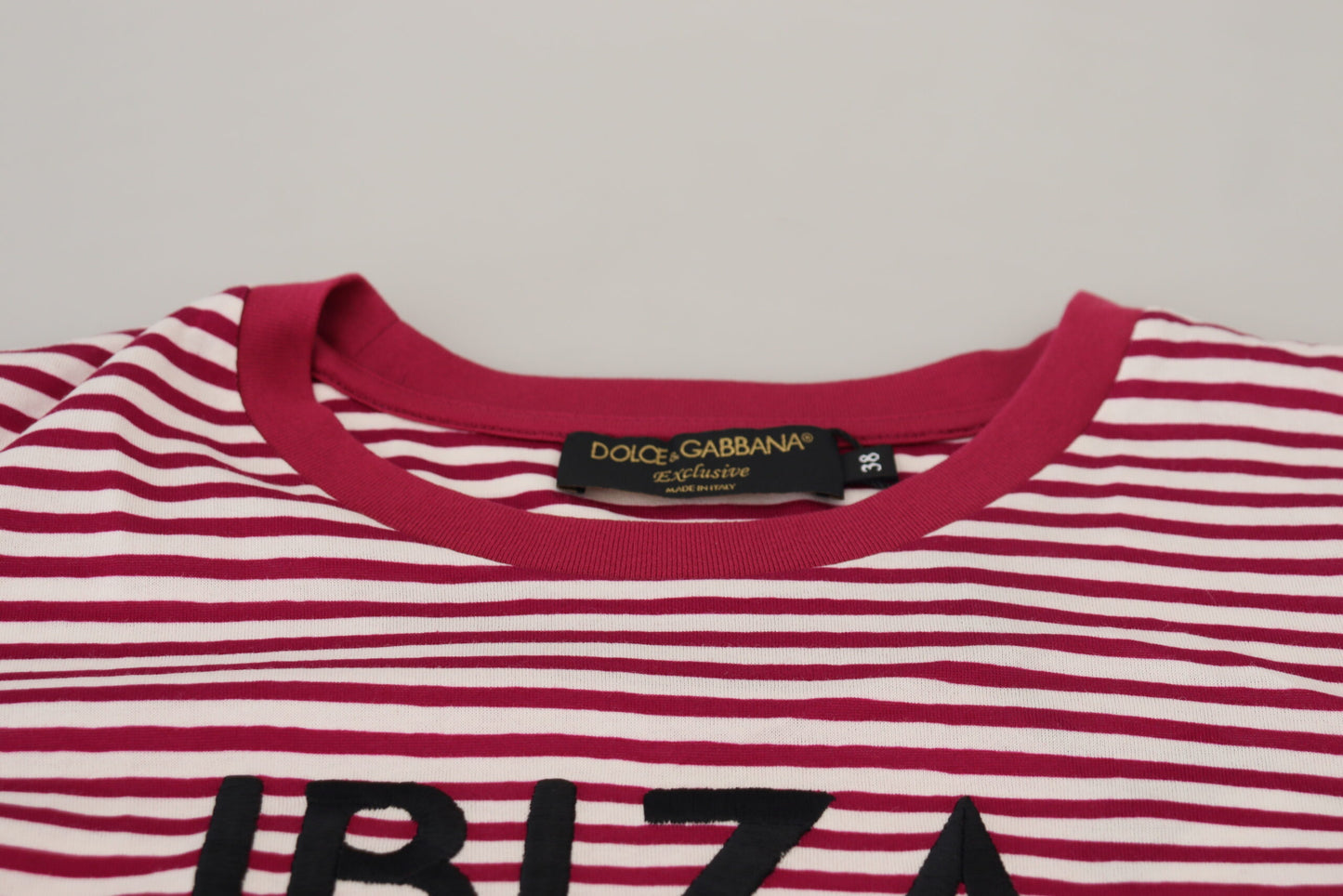 Weiß-rosa IBIZA Exklusive T-shirt