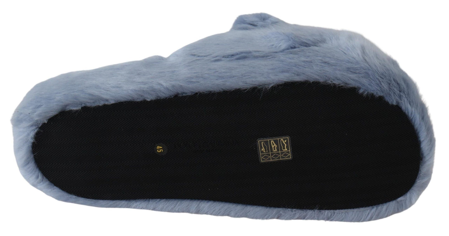 Blau Teddybär Hausschuhe Sandalen Schuhe