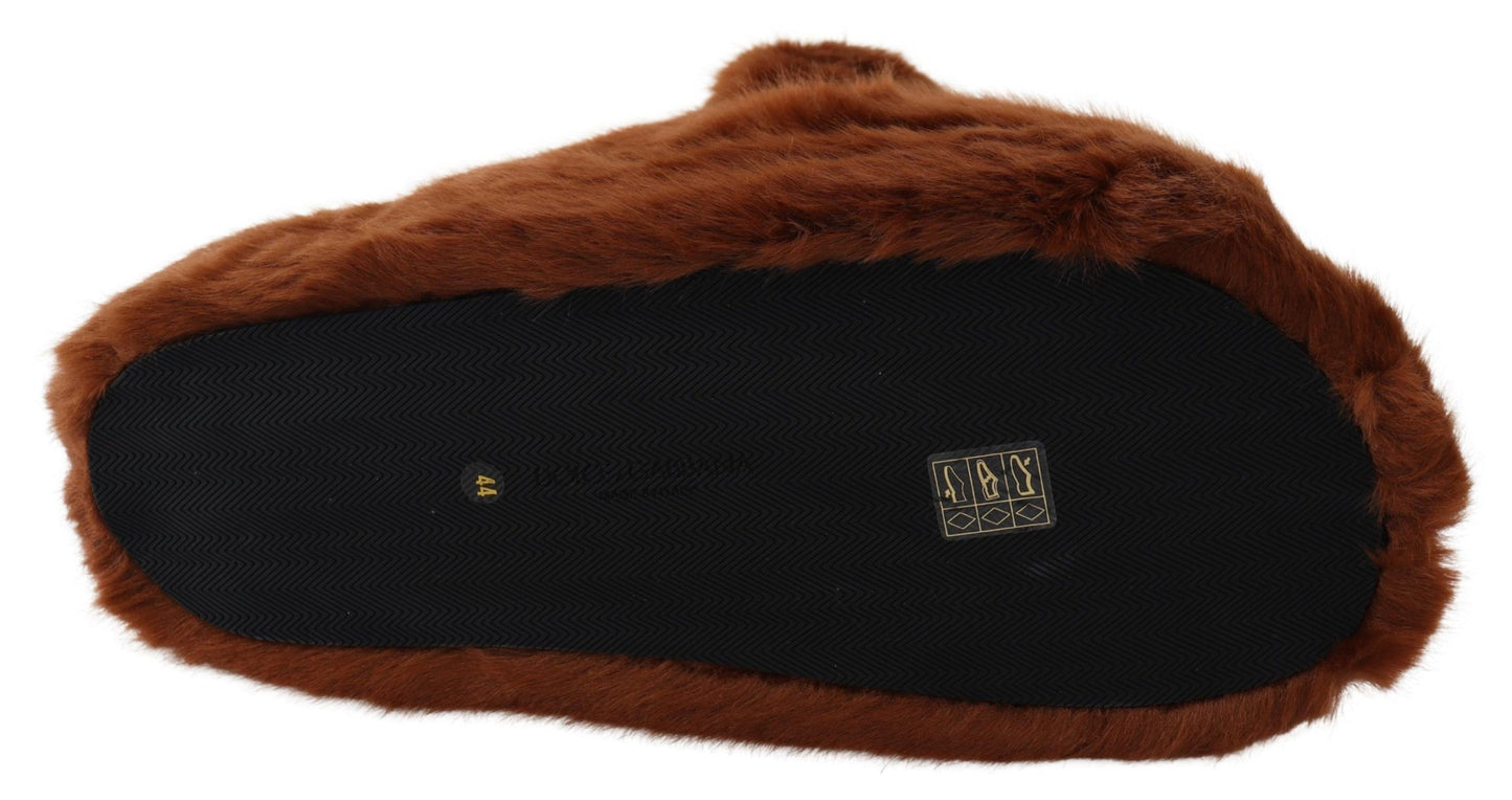 Brauner Teddybär Hausschuhe Sandalen Schuhe