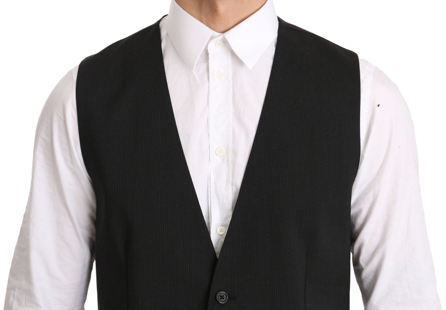 Graues Gilet STAFF Regular Fit Formal Vest