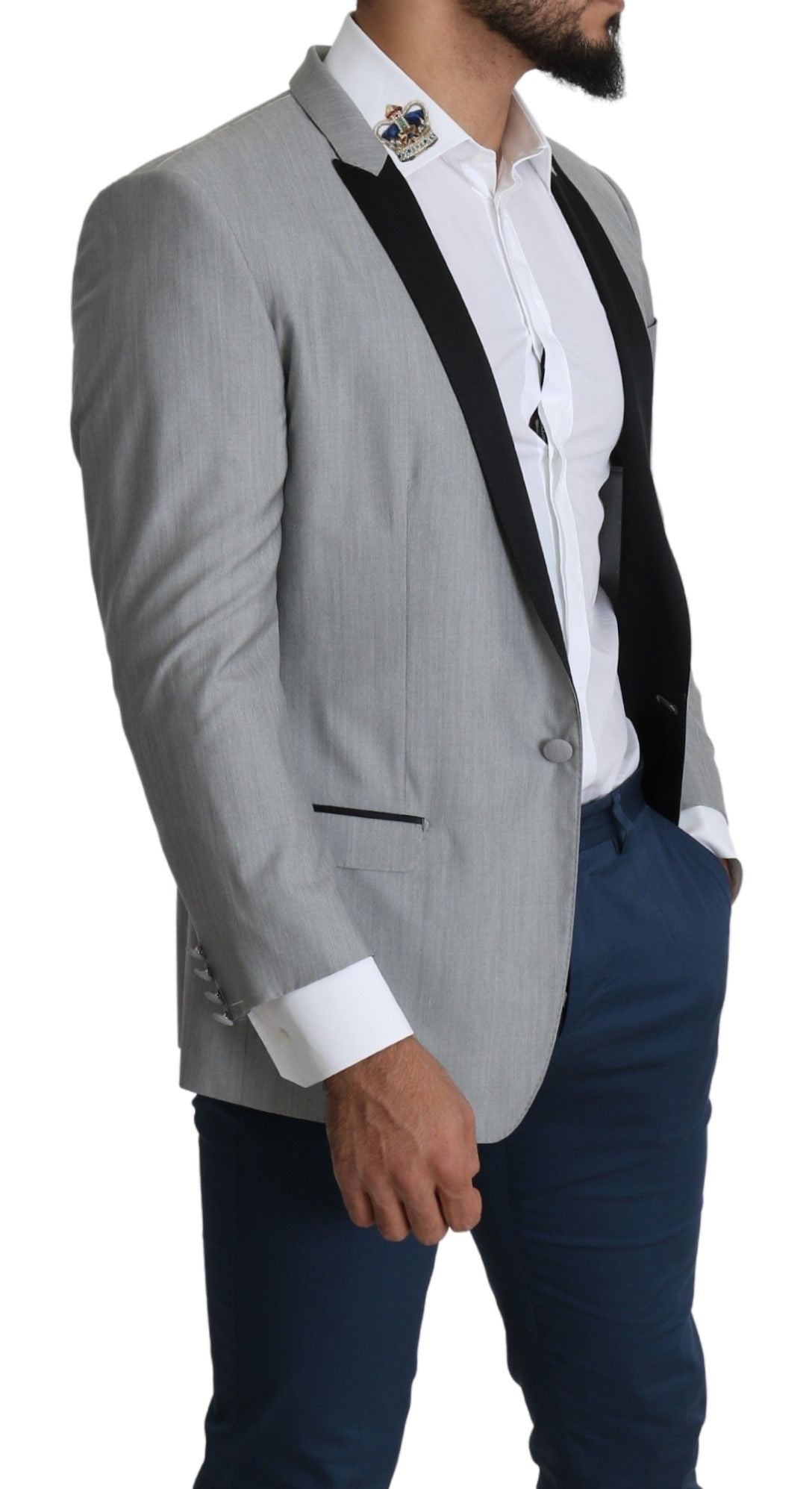 Hellgrauer einreihiger SARTORIA Blazer