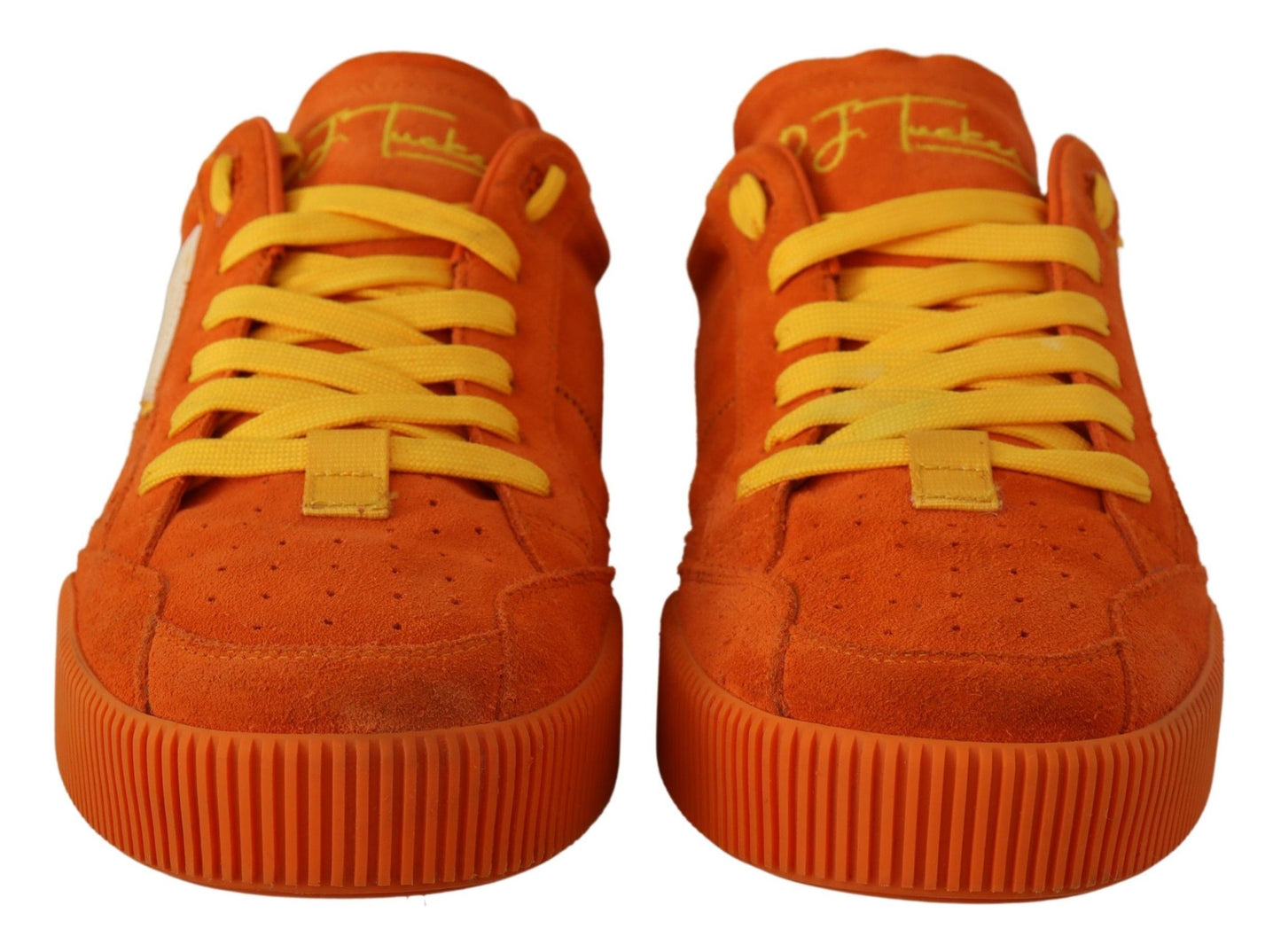 Orange Leder P.J. Tucker Turnschuhe Turnschuhe