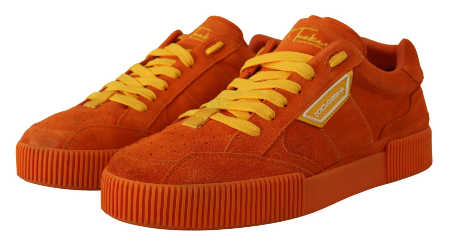 Orange Leder P.J. Tucker Turnschuhe Turnschuhe